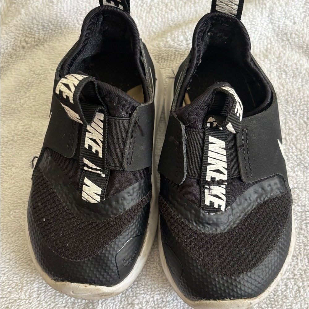Nike Kids Black and White Slip-On Sneakers